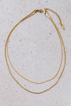 Load image into Gallery viewer, 18k Gold Plated Multi Layer Chain
