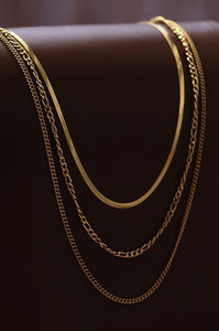 18k Gold Plated Layered Necklace Set