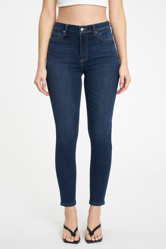Super High Rise Ankle Skinnies