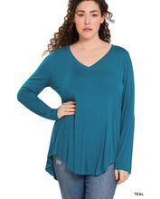 Load image into Gallery viewer, Long Sleeve Luxe Rayon Top
