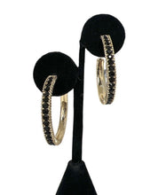 Load image into Gallery viewer, Jeweled Hoop Earrings
