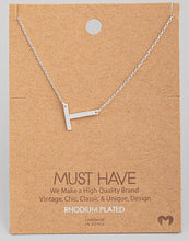 Load image into Gallery viewer, Mini Initial Necklace
