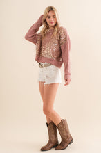 Load image into Gallery viewer, Chenille Sequin Front Sweater
