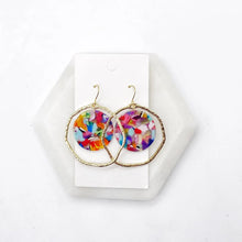 Load image into Gallery viewer, Rainbow Chandelier Acrylic Earrings
