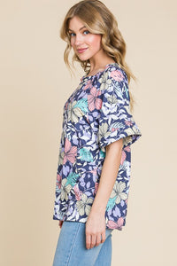 SALE! Floral Relaxed Top