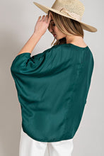 Load image into Gallery viewer, Flowy Satin Blouse
