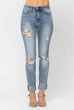 Load image into Gallery viewer, Judy Blue Tall High Waisted Skinny Distressed Jean
