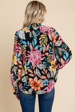 Load image into Gallery viewer, Floral Chiffon Smocked Top
