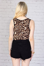 Load image into Gallery viewer, Leopard Pocket Tank Top
