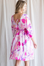 Load image into Gallery viewer, Swirl Bubble Sleeve Dress
