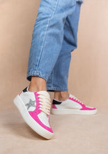 Load image into Gallery viewer, Fuchsia Star Sneaker
