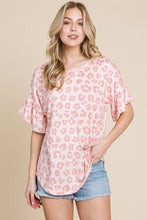 Load image into Gallery viewer, Criss Cross Ruffle Sleeve Top
