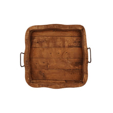 Load image into Gallery viewer, Farmhouse Wooden Tray with Handles
