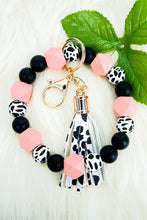 Load image into Gallery viewer, Beaded Tassel Keychain
