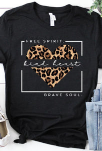 PLUS Leopard Free Spirit Tshirt