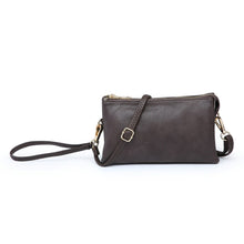 Load image into Gallery viewer, 3 Compartment Crossbody Wristlet
