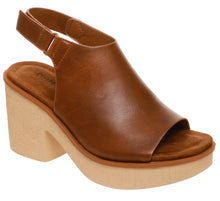 Load image into Gallery viewer, SALE! Cognac Chunky Sandal
