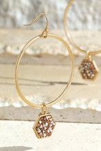 Load image into Gallery viewer, Druzy Charm Dangle Earrings

