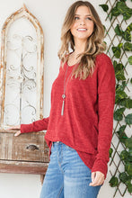 Load image into Gallery viewer, Long Sleeve Vneck Top
