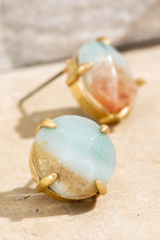 Load image into Gallery viewer, Natural Stone Stud Earrings
