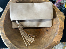 Load image into Gallery viewer, Fold over tassel crossbody
