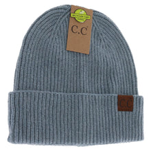 Load image into Gallery viewer, Unisex Soft Ribbed Cuffed Beanie
