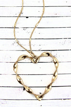 Load image into Gallery viewer, Twisted Heart Pendant Necklace
