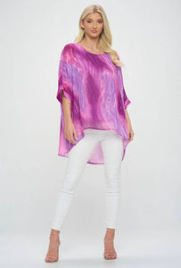 PLUS Hi Low Poncho with Lining