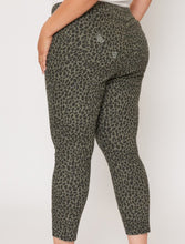 Load image into Gallery viewer, PLUS Leopard Print Joggers with Distressing
