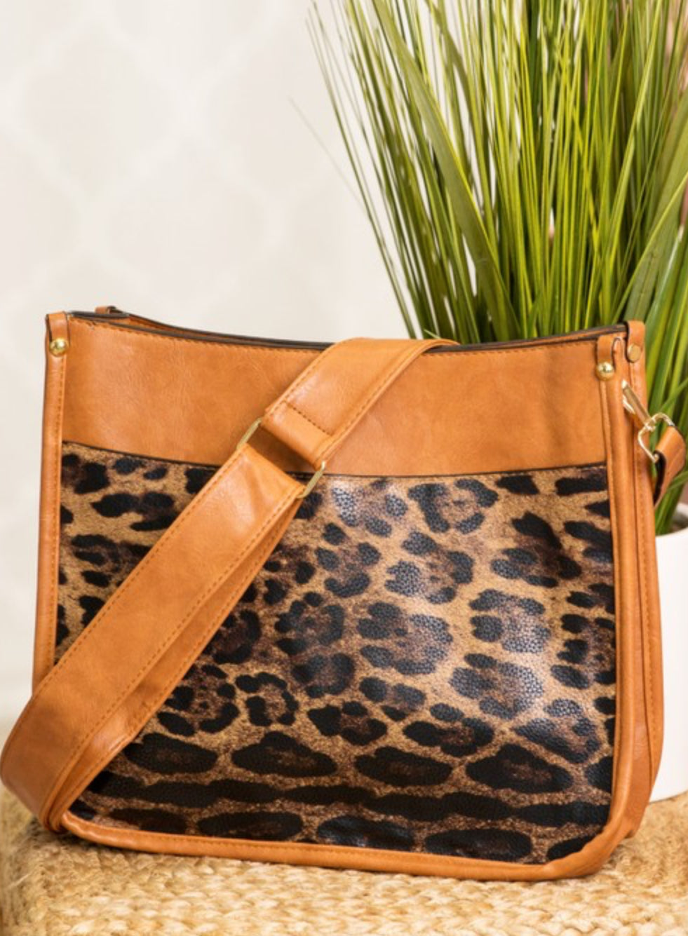 Leopard Crossbody Handbag