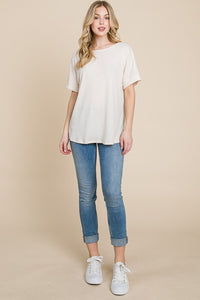 SALE! Textured Ribbed Top