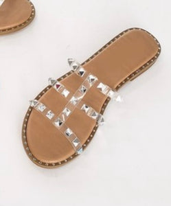 Studded Jelly Sandals