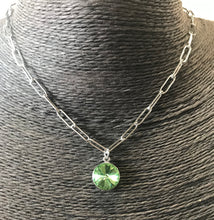 Load image into Gallery viewer, Birthstone Chunky Chain Necklace
