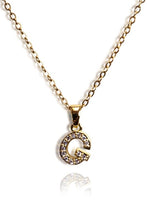 Load image into Gallery viewer, Rhinestone Initial Necklace
