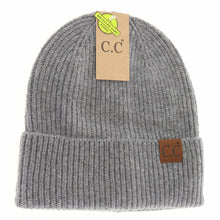 Load image into Gallery viewer, Unisex Soft Ribbed Cuffed Beanie
