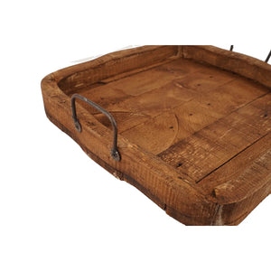 Farmhouse Wooden Tray with Handles