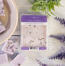 Load image into Gallery viewer, Lavender &amp; White Sage Artisan Wax Melts
