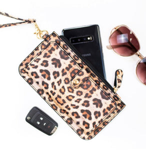 Snap Wallet With Wristlet Strap