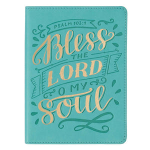 “Bless” Faux Leather Journal