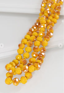 60” Long Beaded Necklace
