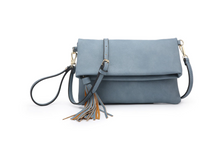 Load image into Gallery viewer, Fold over tassel crossbody
